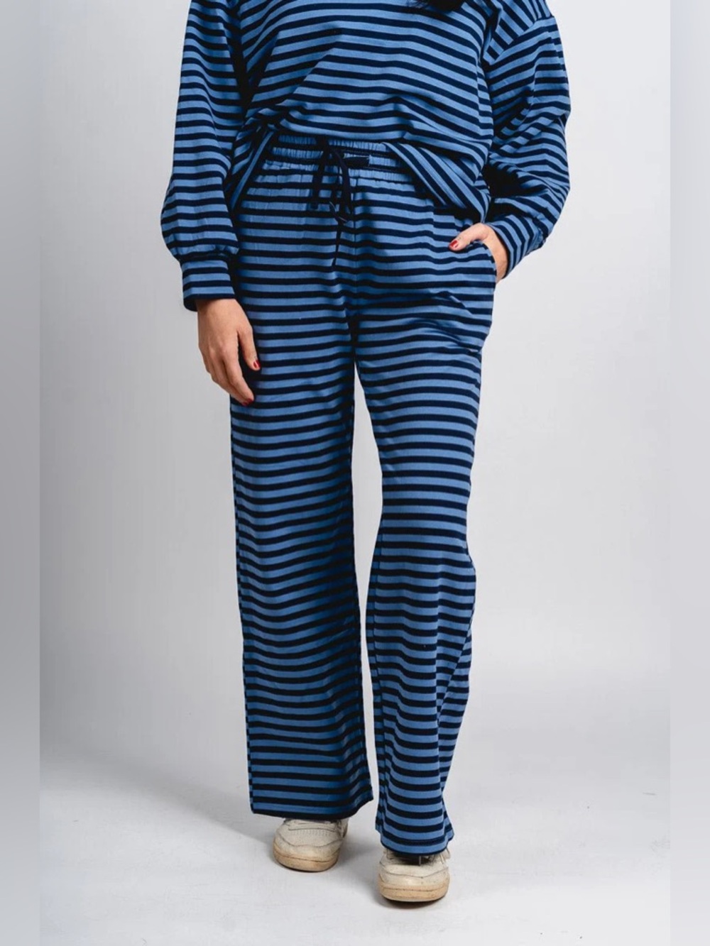 Bailey Rose Striped Blue Lounge Pajama Pants